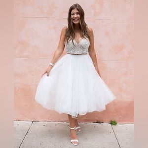 NWT Tulle wedding midi skirt.